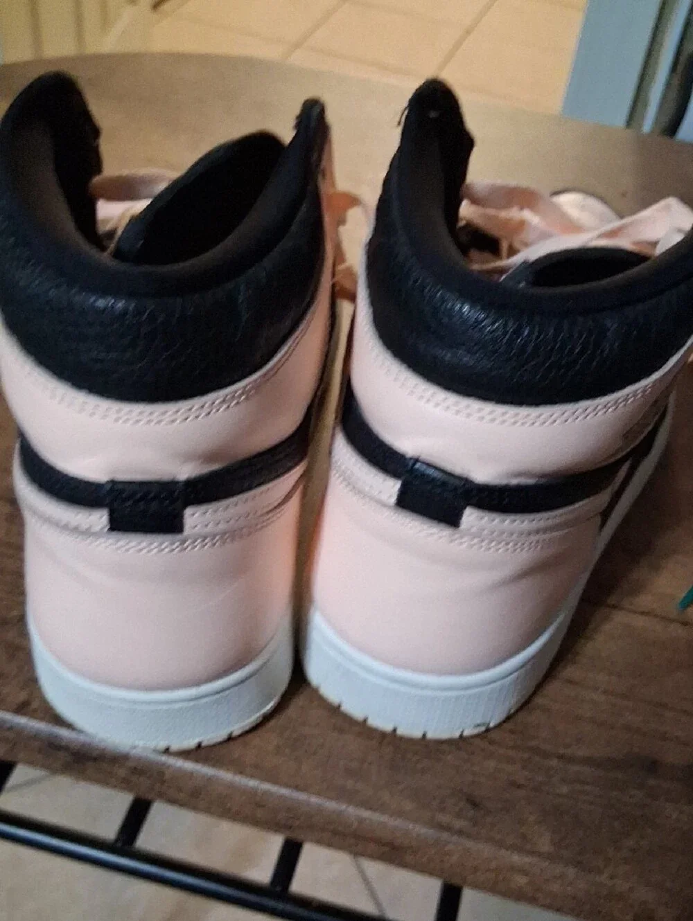 Jordan Men’s Athletic Shoes Black and Light Pink